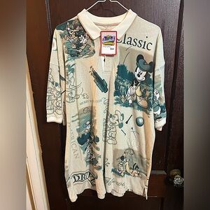 Mickey Mouse awesome golf polo shirt. Size: XL